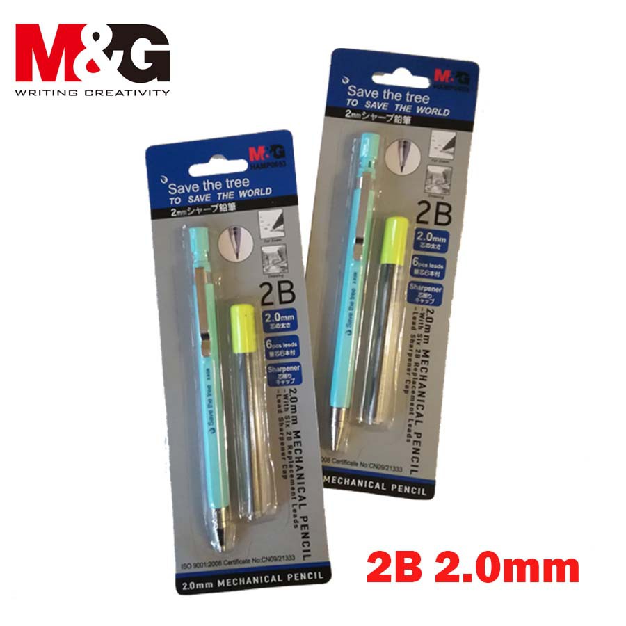 M&G Mechanical Pencil 2B 2.0mm (HAMP0653) Shopee Malaysia