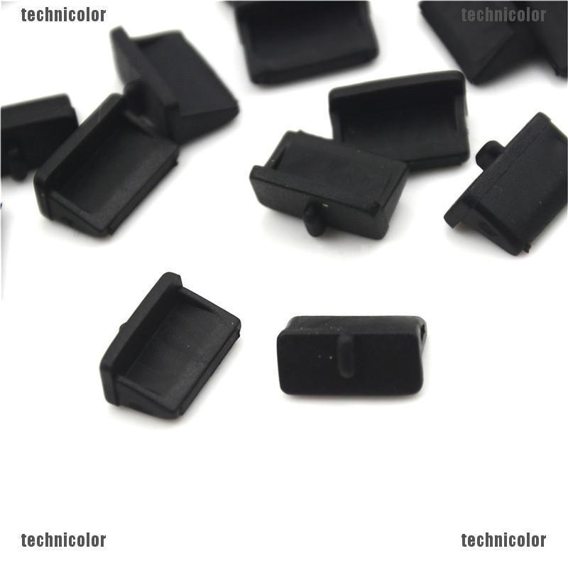 20pcs Soft Plastic USB Port Plug Cover Cap Anti Dust Protector Female End Shopee Malaysia