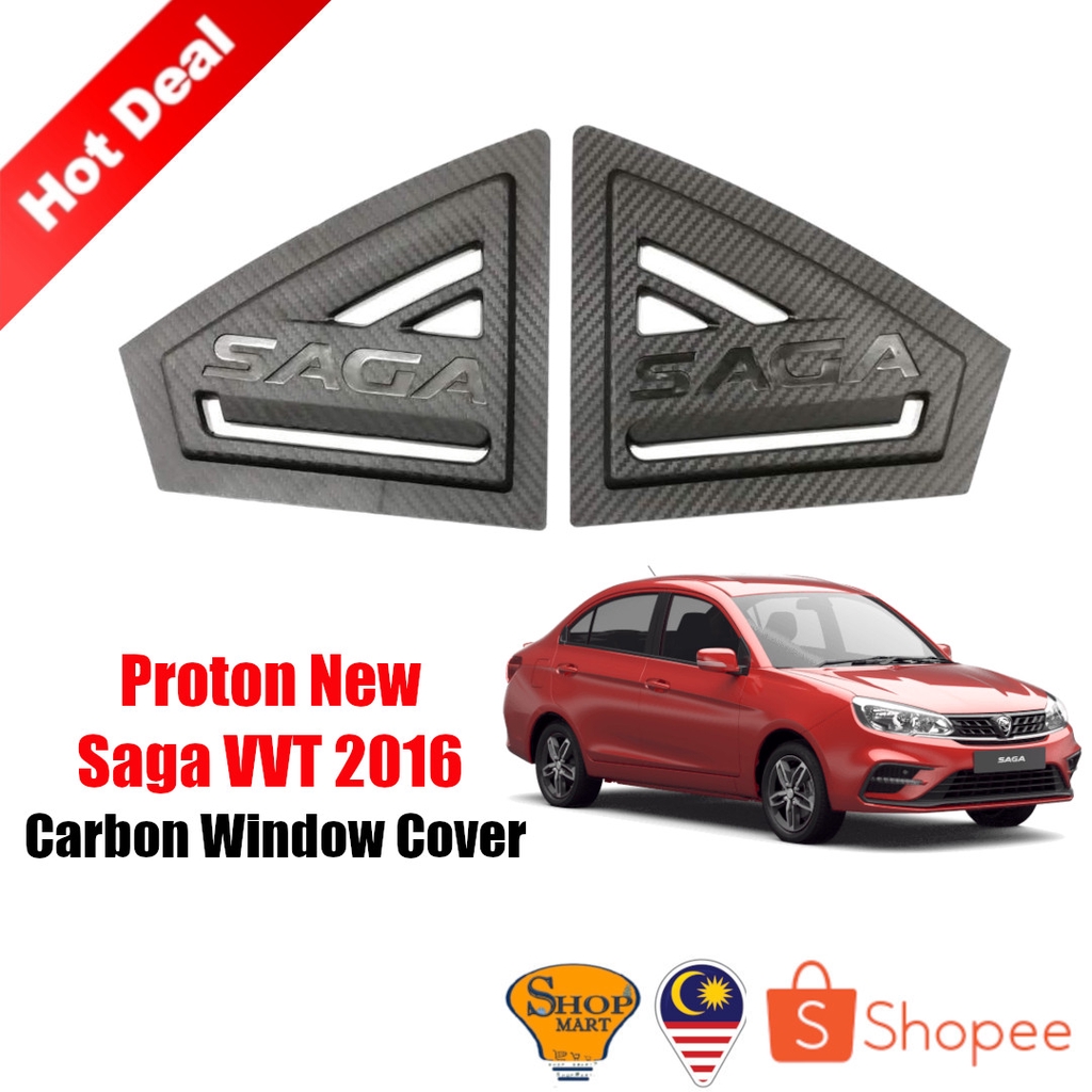 Proton Saga VVT Window Cover Car Carbon Window Cover Rear Side 3D