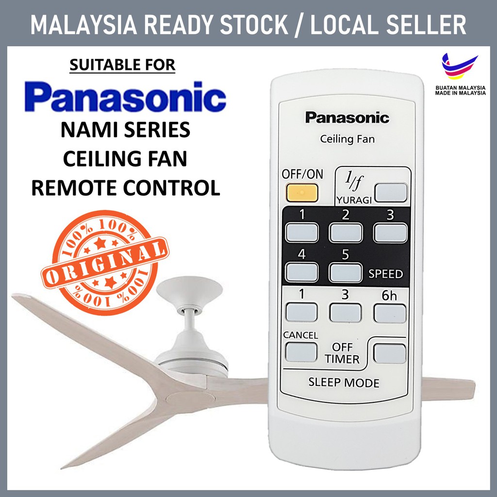 Panasonic **Original** Ceiling Fan Remote Control 5 Speed Nami Series FM15E2VBHH FM14E2VBHH