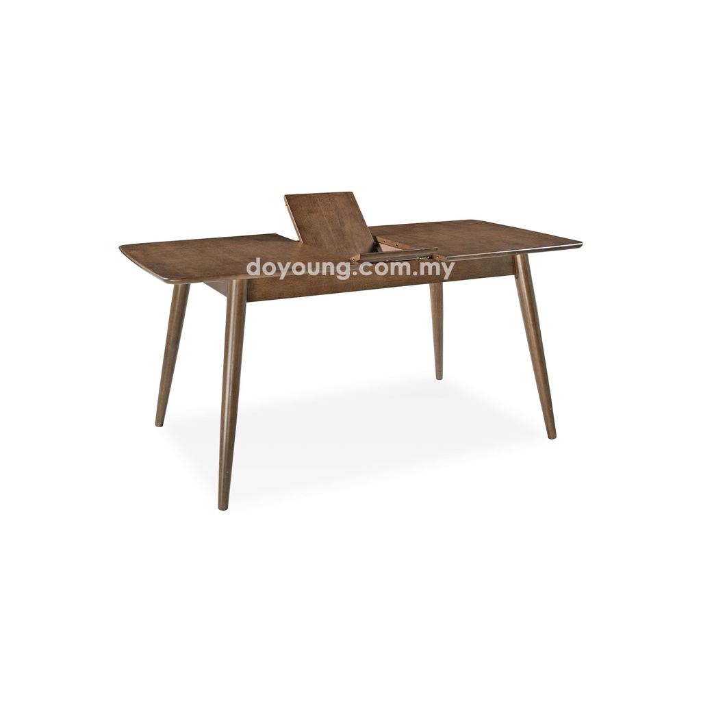 DoYoung HERLEIFR (160x80cm Malaysian rubber wood) Extendable Dining