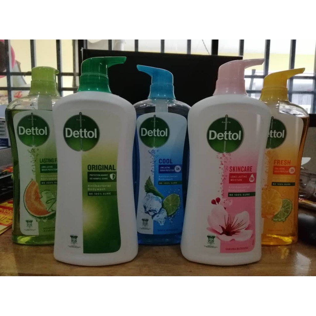 Dettol Body Wash Original / Cool / Fresh / Lasting Fresh / Skincare