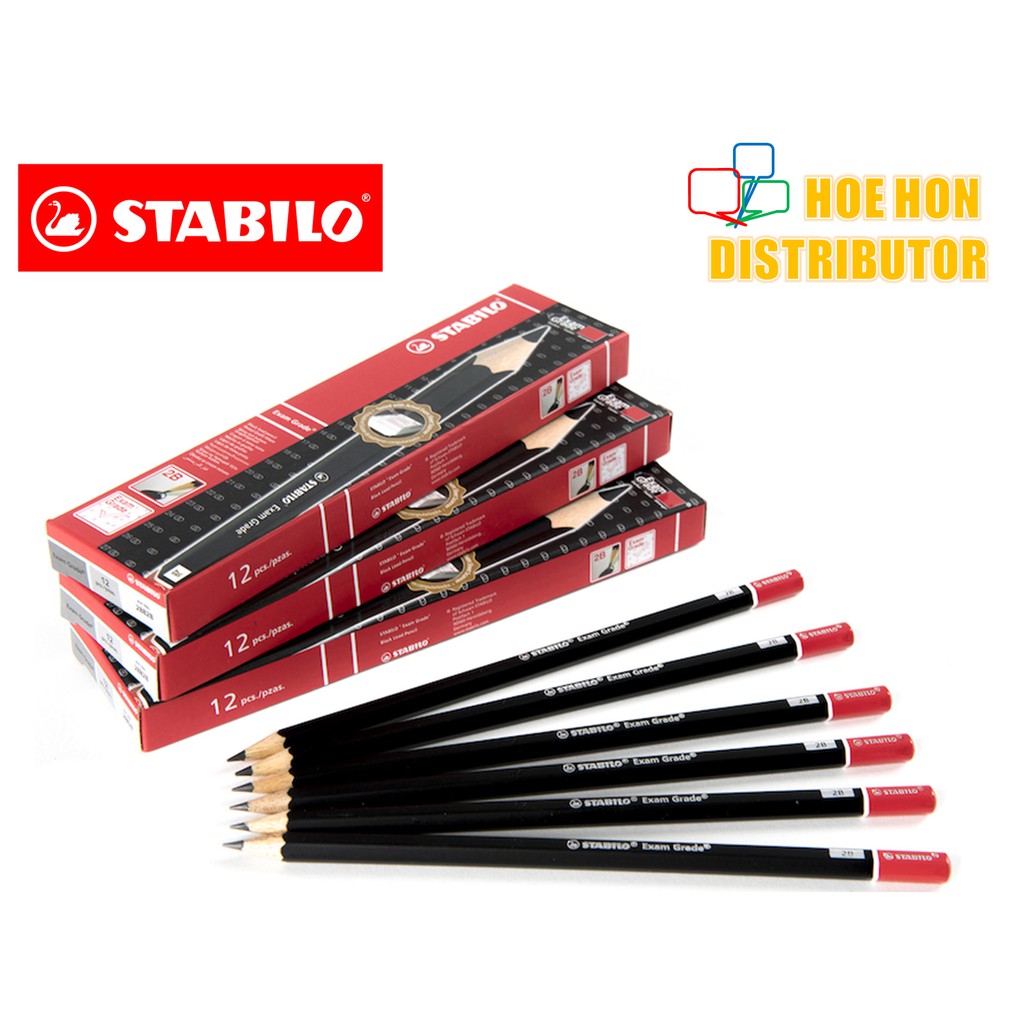 Stabilo Exam Grade Graphite 2B Pencil / Pensil 2B Gred Peperiksaan