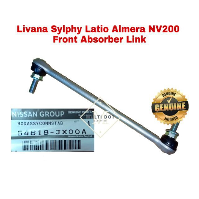 Nissan Front Stabilizer Bar Link (1pc) 54618JX00A Livina Latio Sylphy Xgear Xgear NV200 Almera