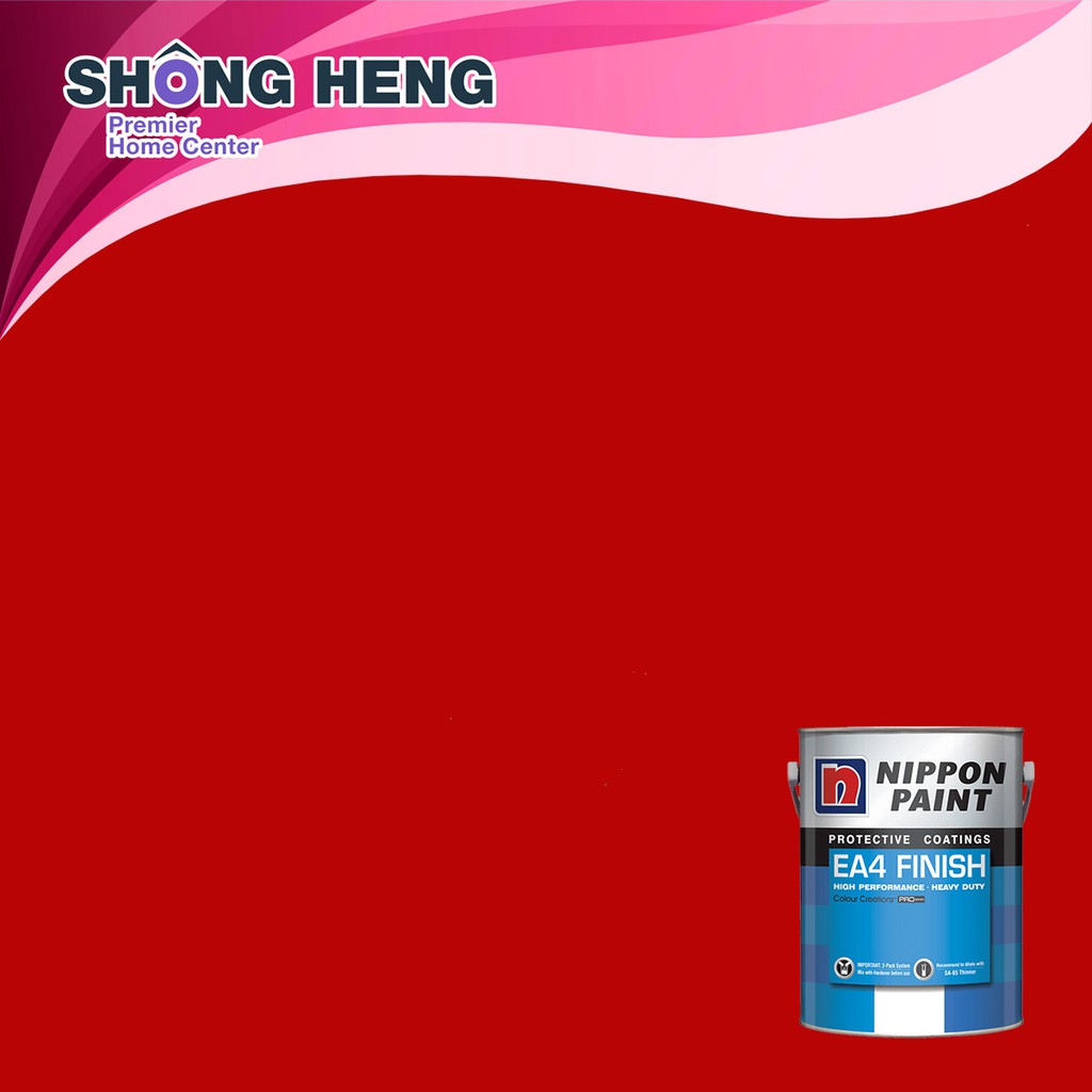 Nippon Paint 5L EA4 Finish (High Performance Heavy Duty) + Hardener
