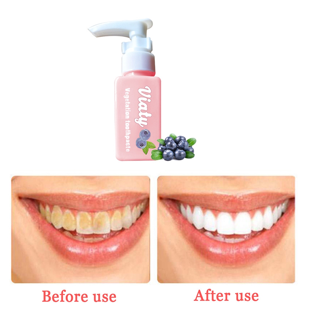 Blueberry Toothpaste Stain Removal Whitening Viaty Toothpaste Fight