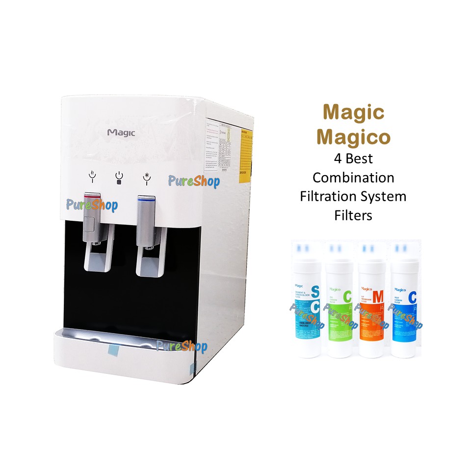 Magic Magico Water Filter Dispenser Puifier UF Membrane 4 Filtration