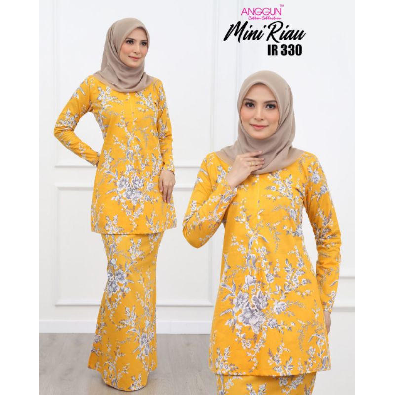 STOK UPDATE 25/8 kurung mini riau BY anggun cotton collection Shopee