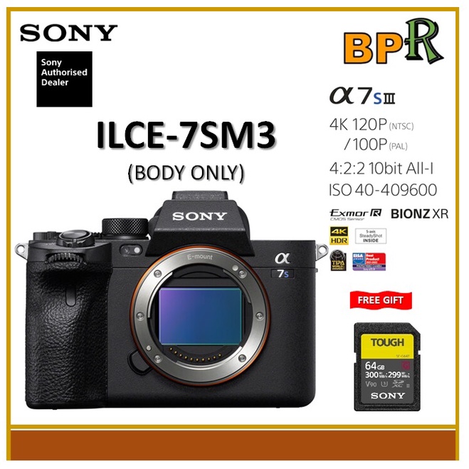 Sony Alpha a7S III Mirrorless Digital Camera (Body Only) ( ILCE7SM3