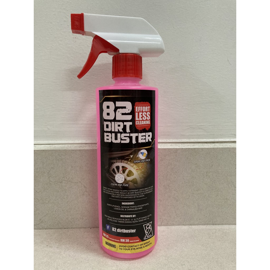 82 DIRT BUSTER PENCUCI RANTAI / MOTORCYCLE CHAIN, ENGINE, RIM CLEANER