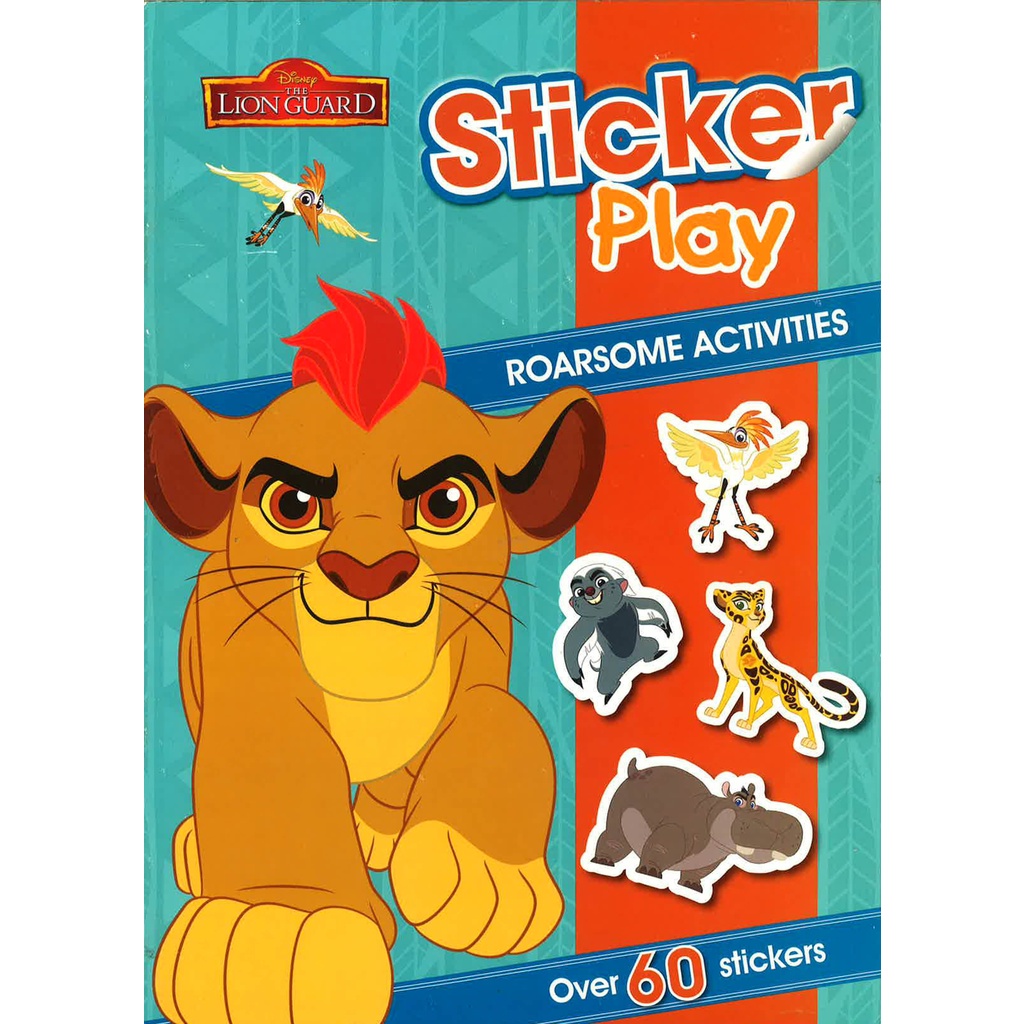 (BX) *Sticker Play Disney Lion Guard Sticker Play Roarsome Activities