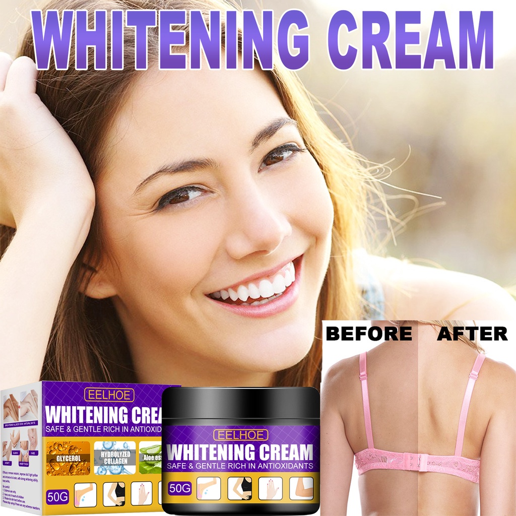 EELHOE Whitening Cream Whitening Bleaching Face Body Lightening Cream