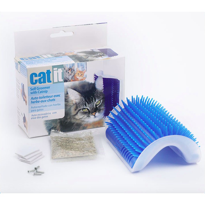 READY STOCK!! Pet Cat Self Brush Hair Groom Pet Cat Brush Wall Self Groomer Shopee Malaysia