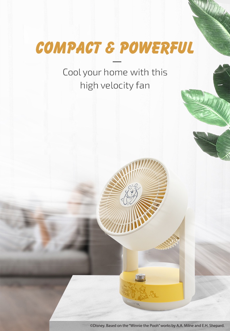 Disney x Mistral Rechargeable USB Air Cooler Winnie the Pooh MAC005