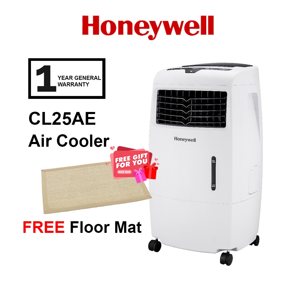Honeywell 25L Indoor CL25AE Portable Evaporative Air Cooler with Remote