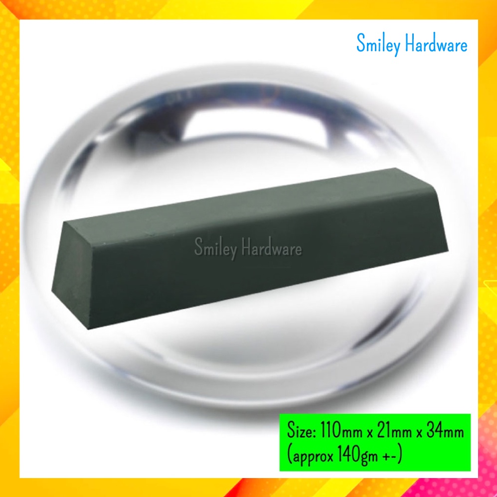 (Grade AA) (1PCS) 140g Polishing Paste Wax Compound GREEN BATU POLISH