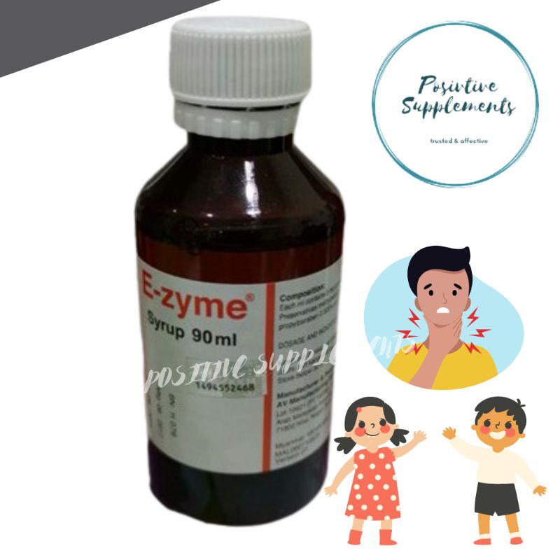 EZYME SYRUP 60ML SORE THROAT AND SWELLING Shopee Malaysia