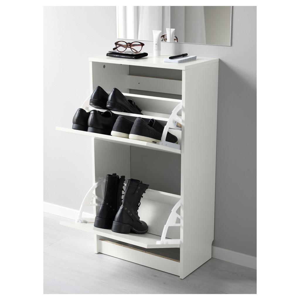 BISA Ikea Shoes with 2 compartments/Racks Foldable 49 x 93 cm