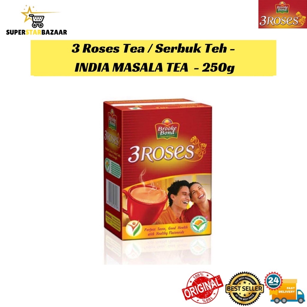 3 Roses Tea / Serbuk Teh INDIA MASALA TEA 250g Shopee Malaysia