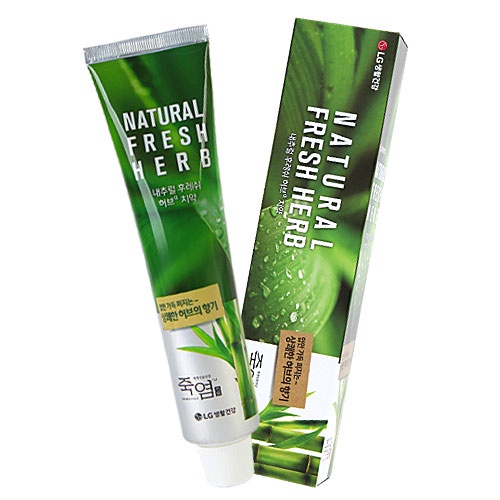 LG Natural Fresh Herb Bamboo Salt Toothpaste 130g / kroea toothpaste