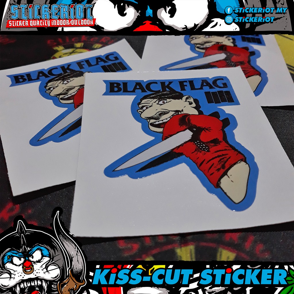 BLACK FLAG STICKER (1pc) Shopee Malaysia