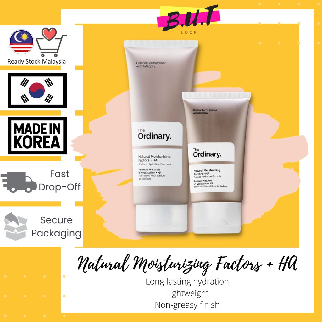 The Ordinary Moisturizer Natural Moisturizing Factors + HA 30ml / 100ml