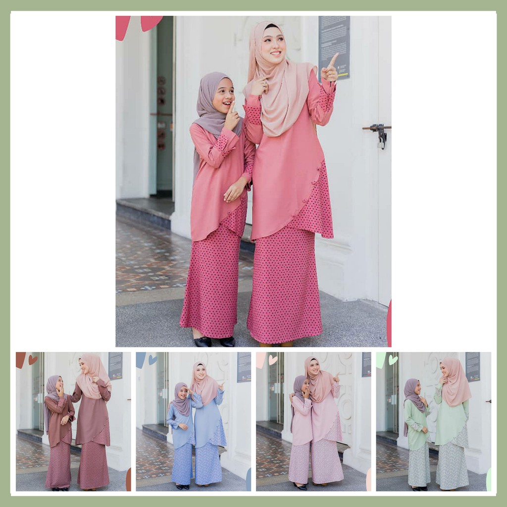 baju kurung ibu dan anak