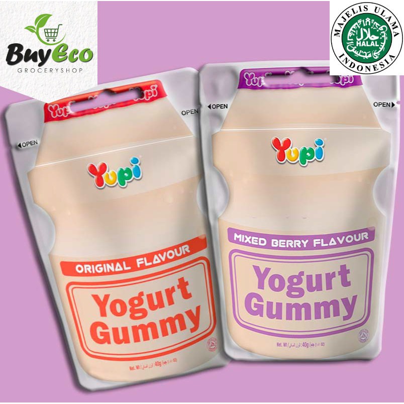 YUPI YOGURT GUMMY 40g 1pcs Shopee Malaysia