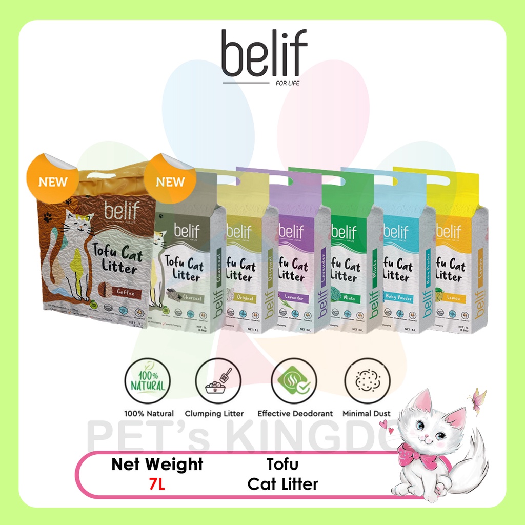 Belif Tofu Cat Litter Mix Flavour {7 Litre} Shopee Malaysia