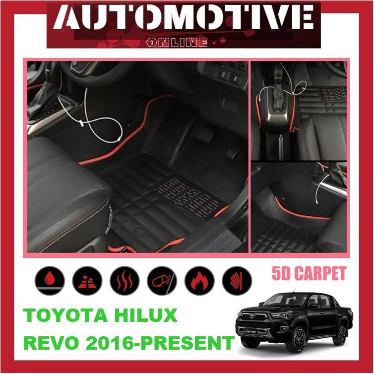 Toyota Hilux Revo 5D Carpet Car Mat Floor Mat OEM Karpet Car Floormat