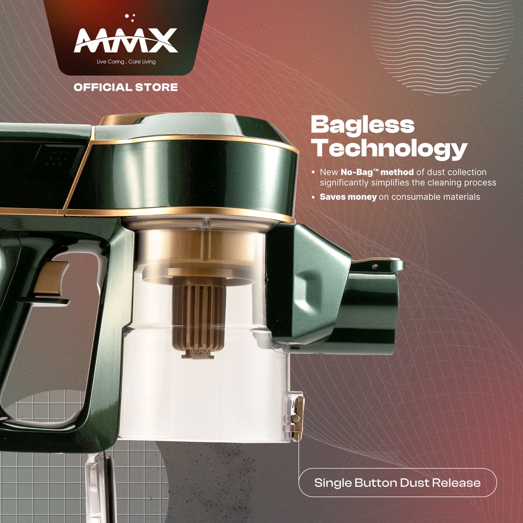 MMX Cyclone Emerald Series A19 Vacuum Cleaner Green PrestoMall