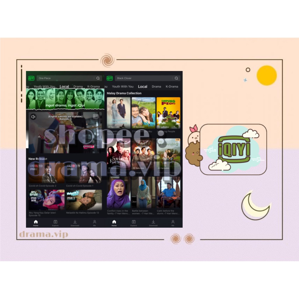 IQIYI PREMIUM VIP DRAMA 1 MONTH IOS/ANDROID/ANDROID TV/ANDROID TV BOX