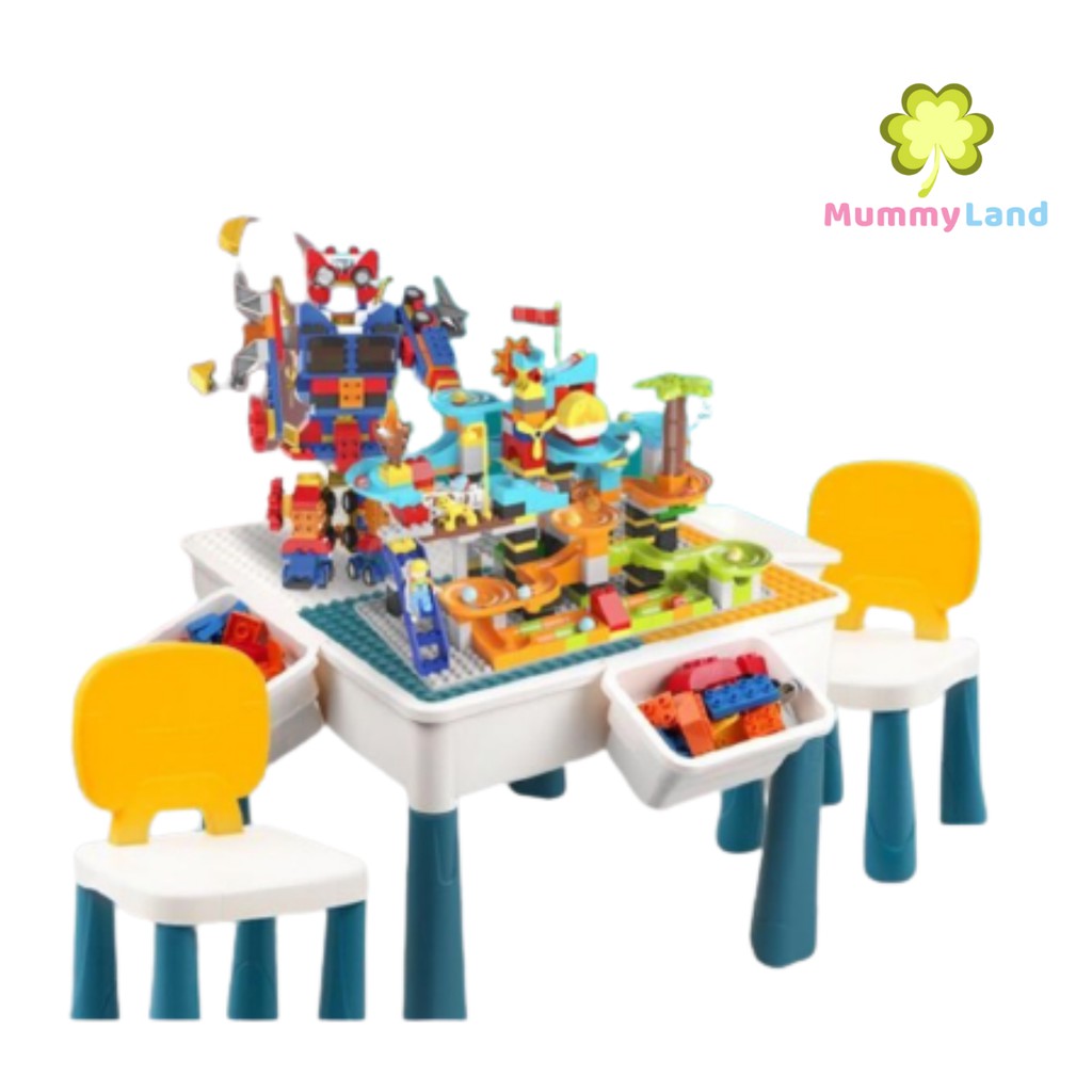 MultiFunction Children Table Building Blocks Learning Playing Study