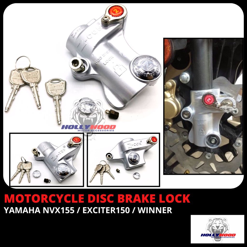 FRONT FORK LOCK KUNCI PIRING DISC DEPAN YAMAHA LC NVX Y15 Y16 HONDA