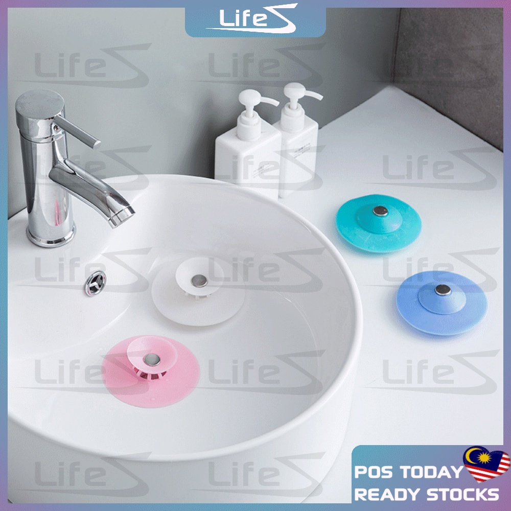 Silicone Floor Trap Hair Catcher Floor Drain Cover Strainer Basin Sink