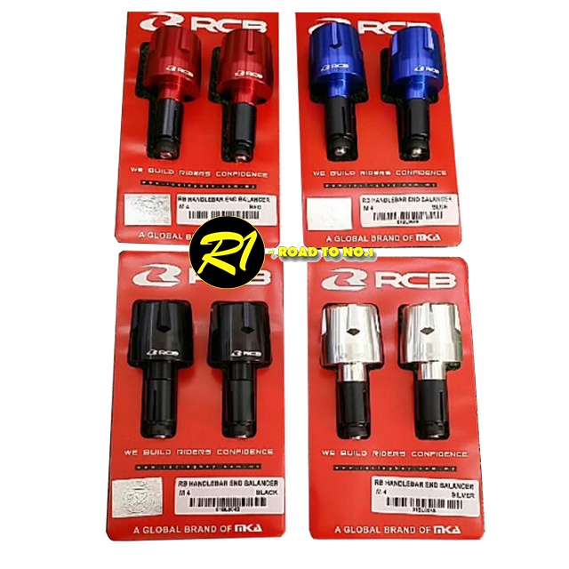 HANDLEBAR HANDLE BAR BALANCER SET HANDLE M4 ALLOY UNIVERSAL 100 ORIGINAL RACING BOY RCB