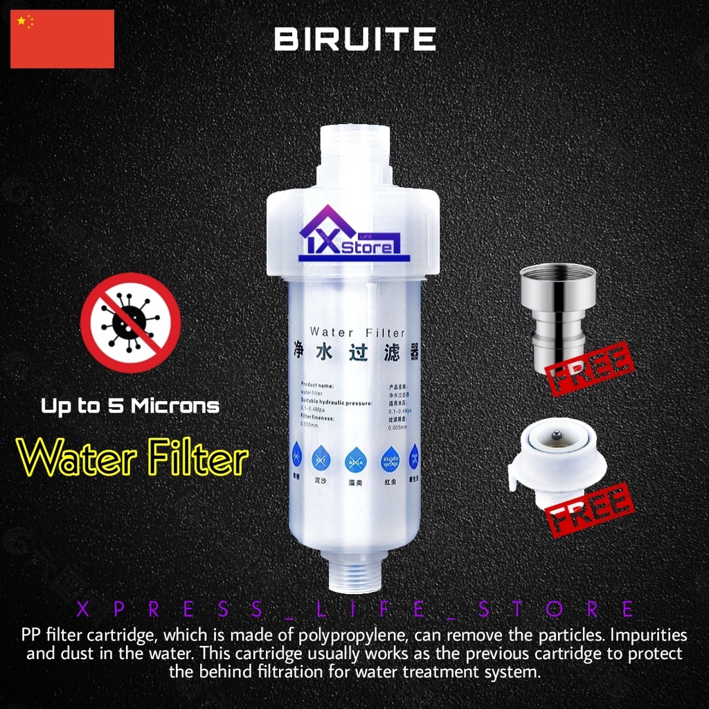 XPL Biruite Water Filter Washing Machine Filter White l Penapis Air