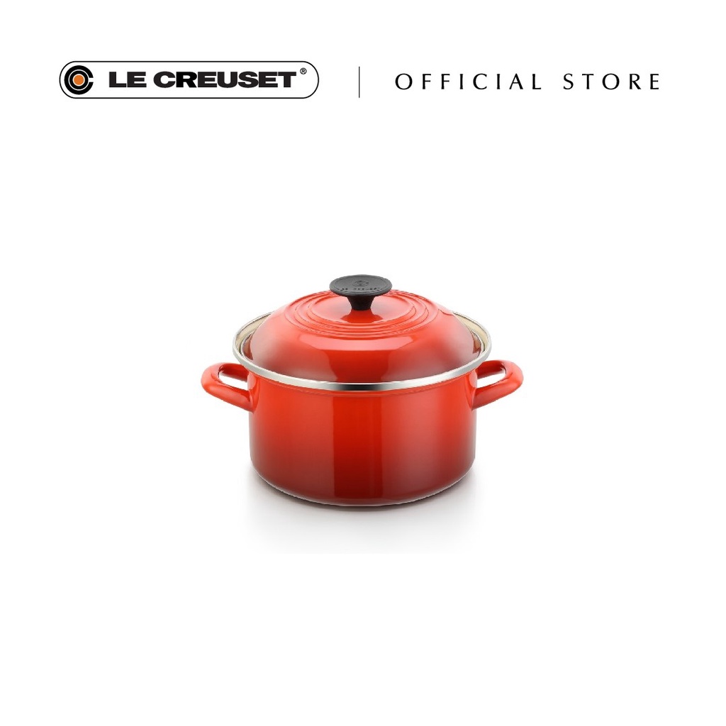 Le Creuset EOS Casserole 18cm Cherry Red Shopee Malaysia