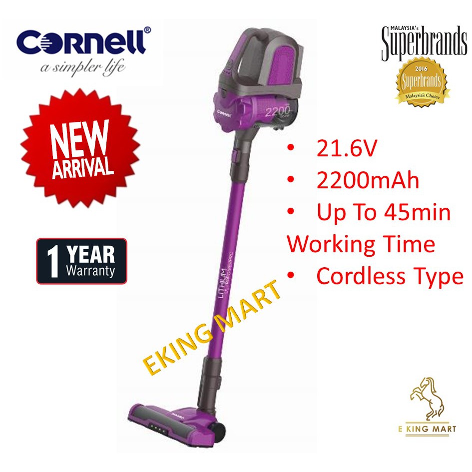 Cornell Lithium 2 in 1 Cordless Handheld & Stick Vacuum Cleaner CVC