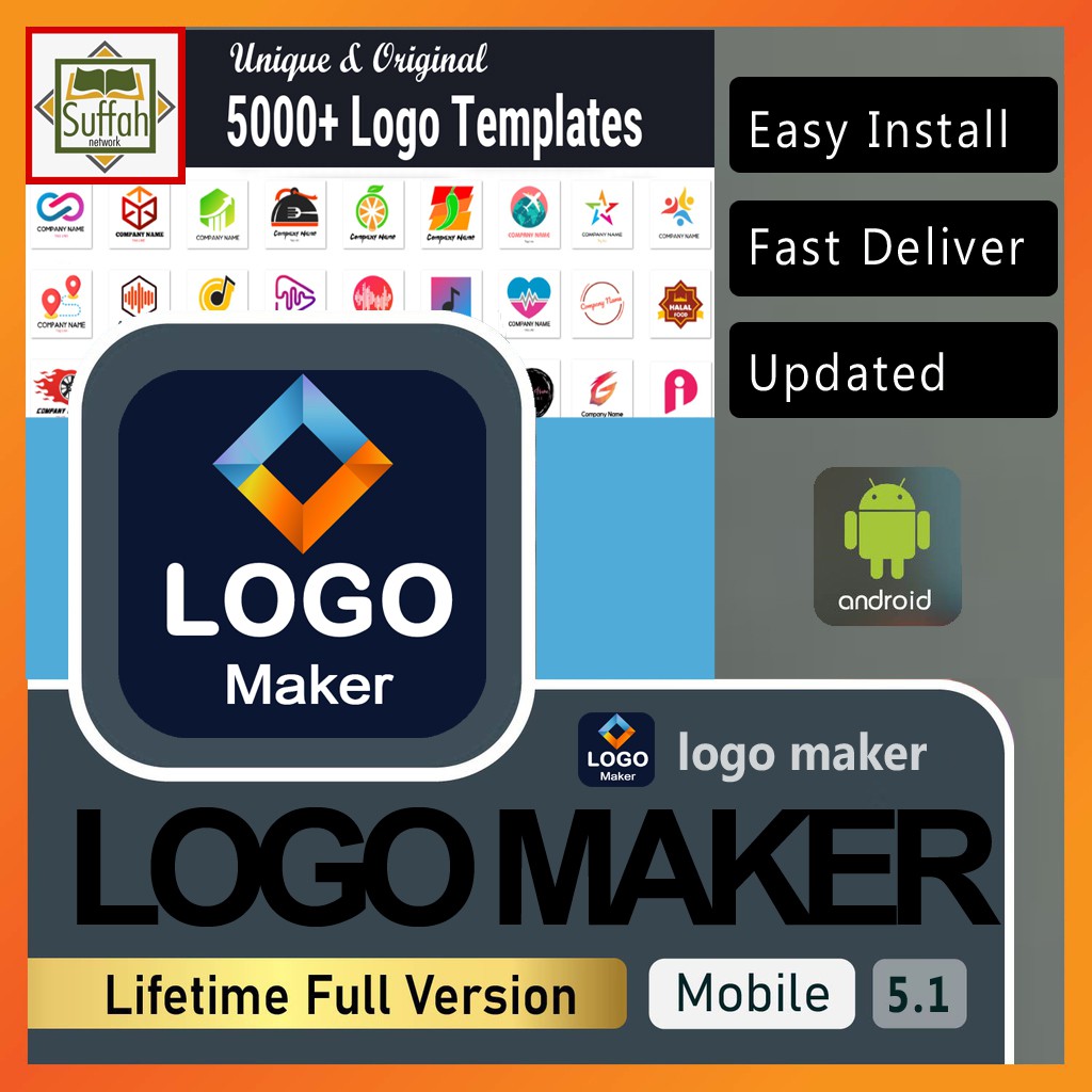 🔥SUFFAH🔥 Logo maker 2020 3D logo designer, Logo Creator app Lifetime
