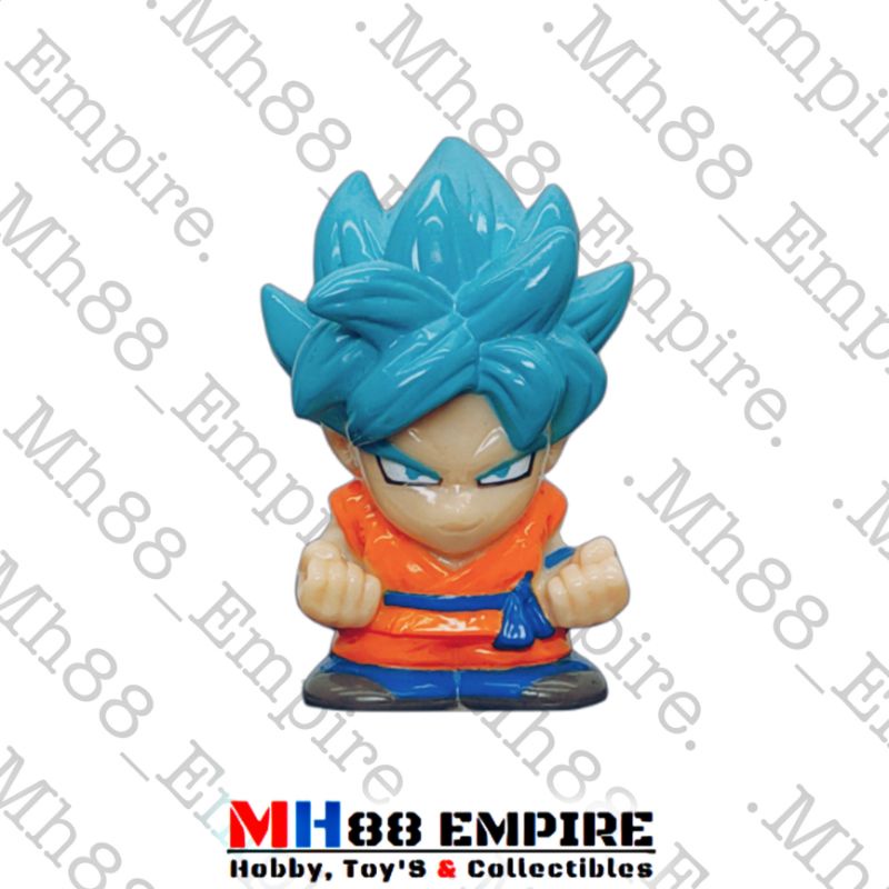 DRAGON BALL Z MINI ACTION FIGURE SON GOKU SUPER SAIYAN BLUE HAIR