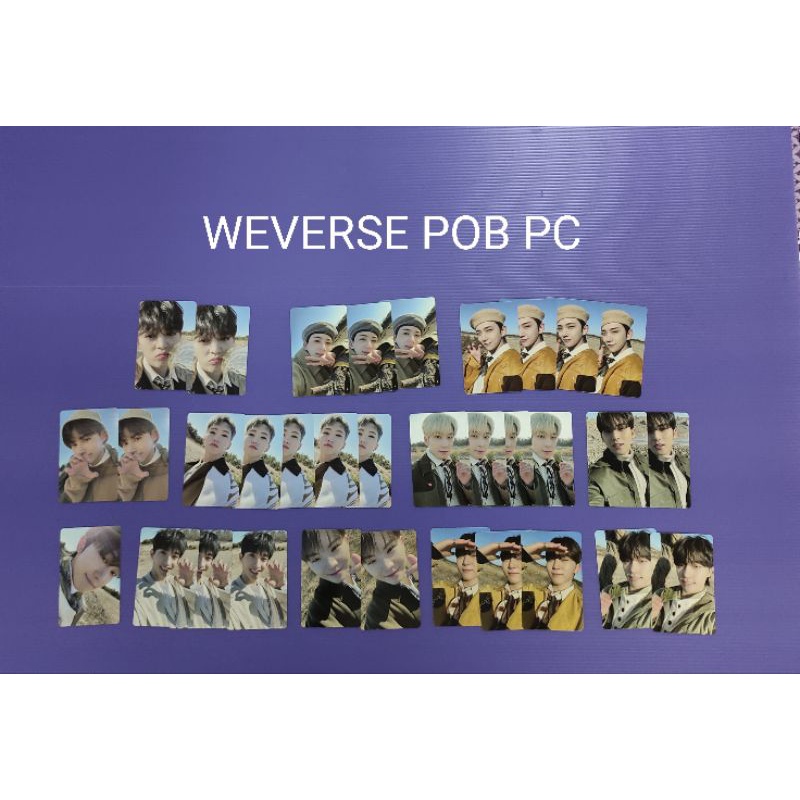 Seventeen SVT 4th Album Face The Sun Weverse POB PC Fansign Photocard