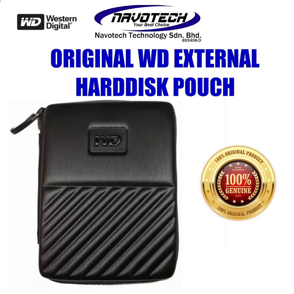 Western Digital WD My Passport Hard Case Pouch Bag (2.5") Harddisk Pouch Shopee Malaysia