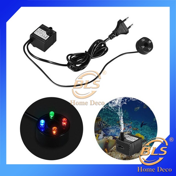 TABLETOP WATER FOUNTAIN PUMP ( 2.5 Walt ) with 4 rotating LED 2.5 W