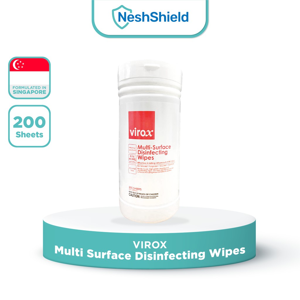 [Clearance Stock] NeshShield VIROX Multi Surface Disinfecting Wipes