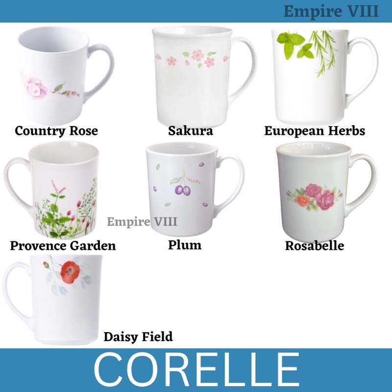 Corelle porcelain mug made in JAPAN 100 original USA Shopee Malaysia