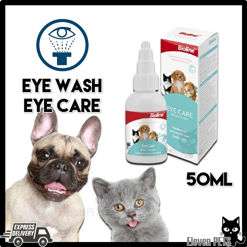Bioline Eye Care / Eye Wash / Eye Drop For Pets 50ml (Titis mata