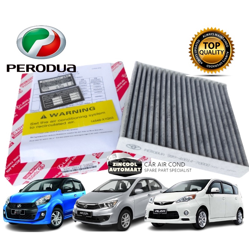Perodua Axia Alza Myvi Bezza Aruz Rush Ertiga Switf Jazz City AirCond