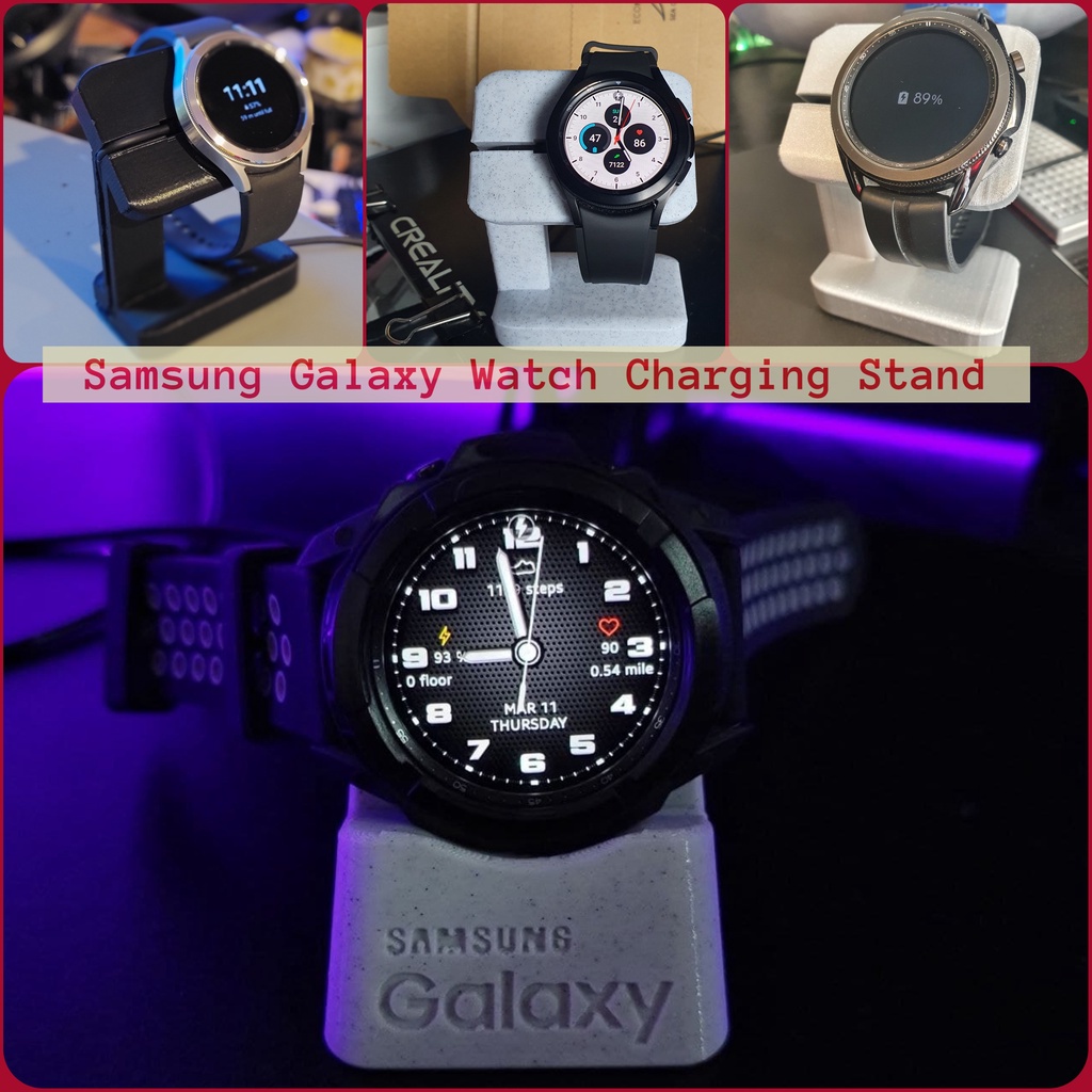 Samsung Galaxy Watch 3, 4 and 5 Charger Stand 3D Printed Shopee
