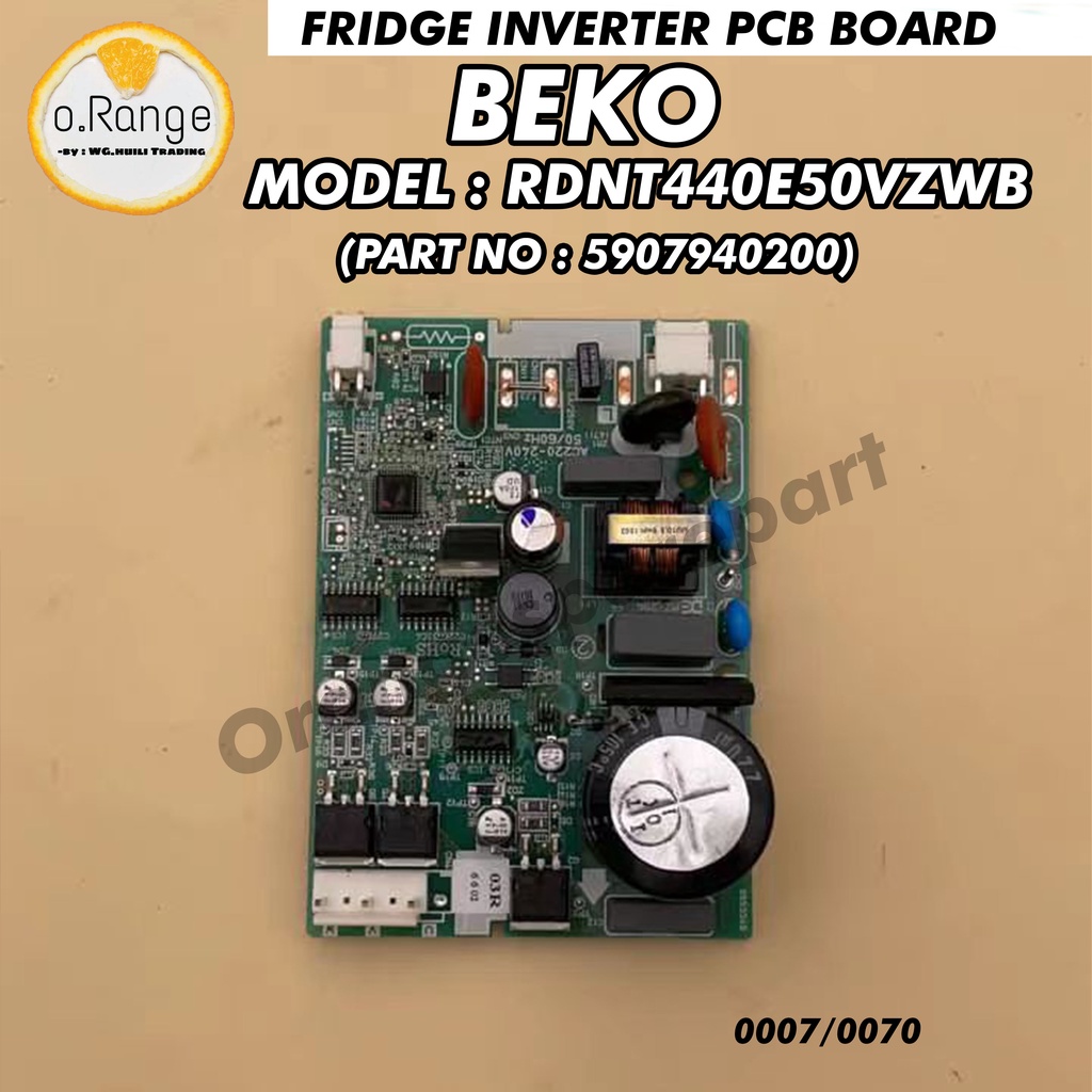(100ORIGINAL) RDNT440E50VZWB BEKO FRIDGE INVERTER BOARD PCB 5907940200